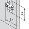 BLUM Podložka Expando s hmoždinou "00" (křížová) - Image 3