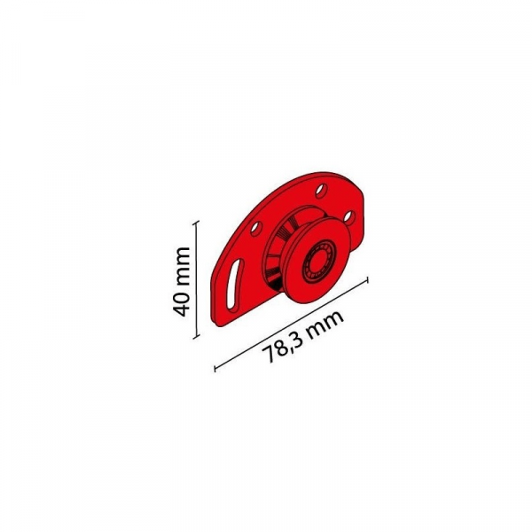 FAST D-50 kolečko dolní 4411 - Image 2