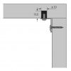 HETTICH Postelové kování-úhelník 127mm - Image 3