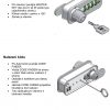 Číslicový zámek Dial lock černý, 57.01 pravý – 18,1 – 21 mm - Image 4